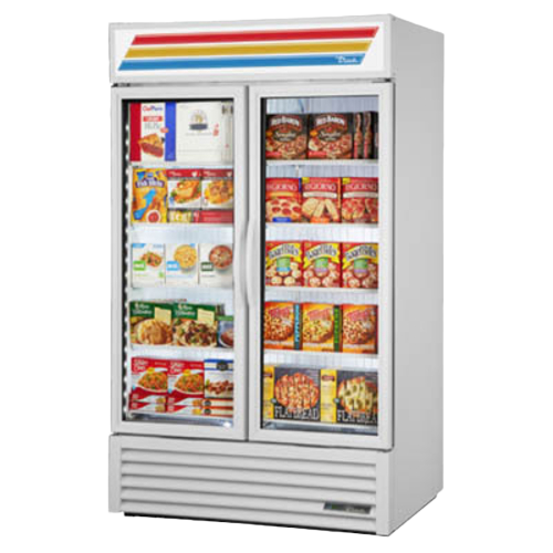 True Two-Section Freezer Merchandiser