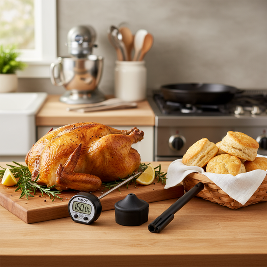 Taylor Digital Pocket Thermometer Rubber Boot -40 to 302°F 9840RB