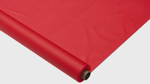 Tablecover Red 40" x 100' Plastic