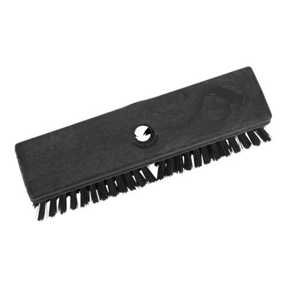 Deck Scrub Brush Black 10"