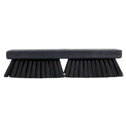 Deck Scrub Brush Black 10"