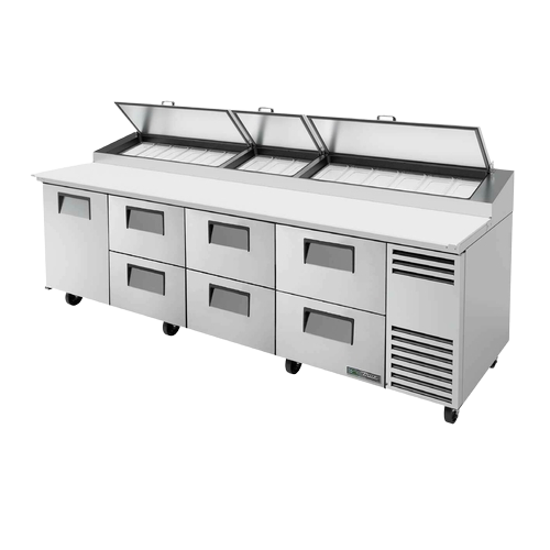 True Pizza Prep Table 1 Door 6 Drawers