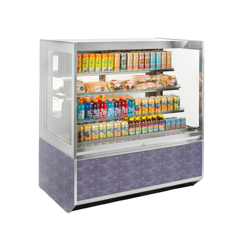 Federal Industries Italian Glass Refrigerated Self-Service Display Case Floor Standing Model