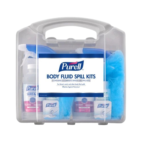 Body Fluid Spill Kits With Clamshell Case