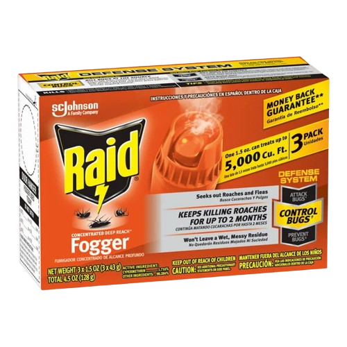 Raid Concentrated Deep Reach Fogger 1.5 oz. - 3/Pack