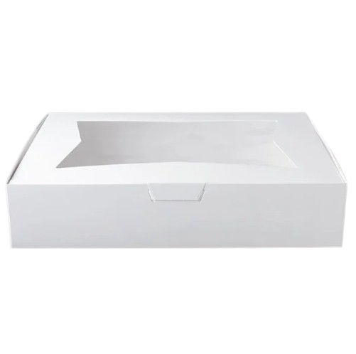 Bakery/Cake Box Auto Popup Window White 19" x 14" x 4"