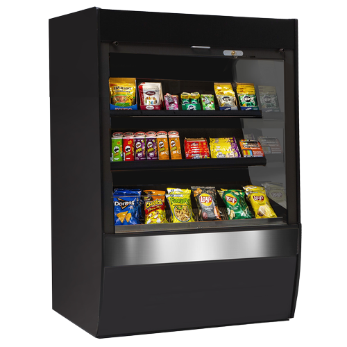 Federal Industries Vision Series Non-Refrigerated Self-Serve High Profile Merchandiser-36"W