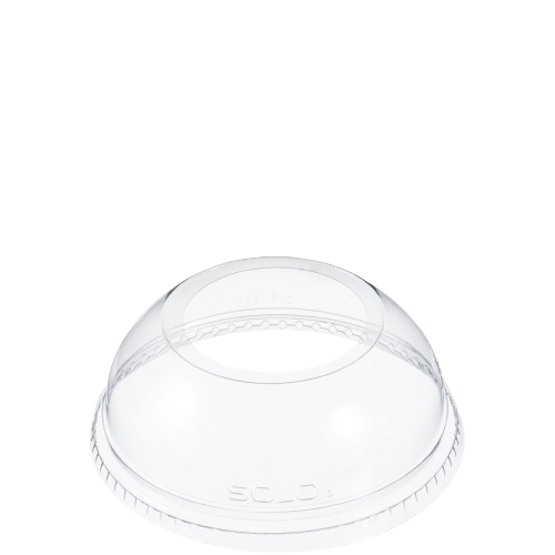 Solo Clear Dome Lid With 1.9" Hole For 16-24 oz. Cup DLW626 - 1000/Case