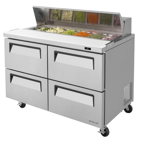 Turbo Air Super Deluxe Sandwich/Salad Unit- Two-Section
