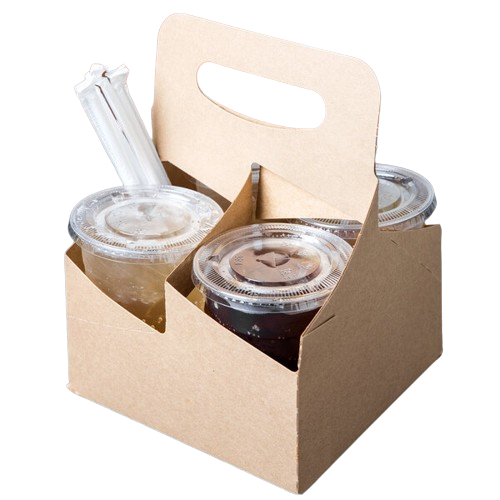 SCT 4 Cup Drink Carrier with Handle 2788 - 250/Case