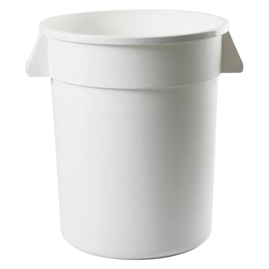 Huskee 20 Gallon White Round Trash Can