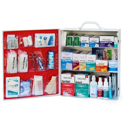 First Aid Kit Cabinet 896 Piece 3 Shelf