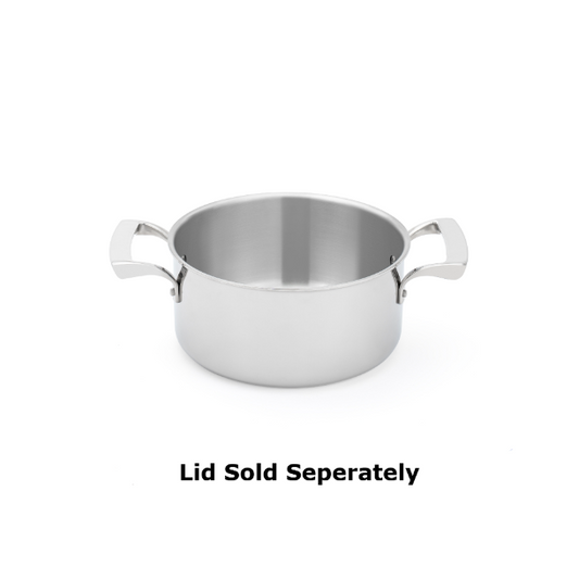 Browne Foodservice Thermalloy® Tri-Ply Stainless Steel Sauce Pot 6 Qt. 5724226