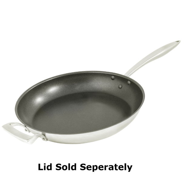 Browne Deluxe Thermalloy® Stainless Steel Non-Stick Fry Pan 12" 5724062