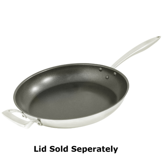 Browne Deluxe Thermalloy® Stainless Steel Non-Stick Fry Pan 12" 5724062