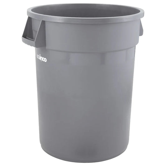 Huskee 32 Gallon Gray Round Trash Can