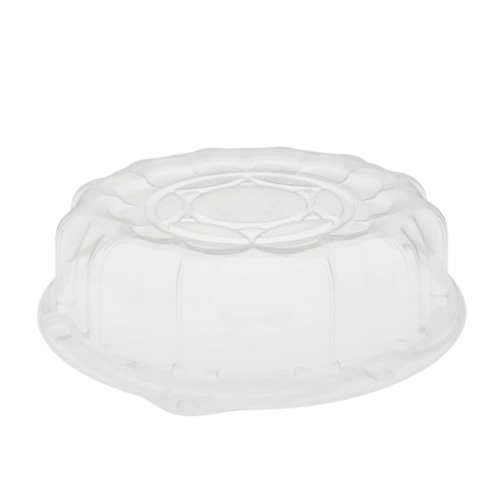 Pactiv Clear Plastic Dome Lid For 12" Party Tray P9812 - 50/Case