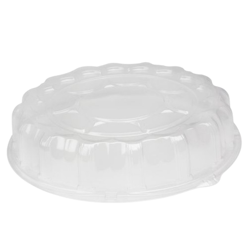 Pactiv Clear Plastic Dome Lid For 16" Party Tray P9816Y - 50/Case