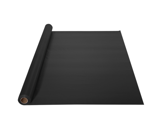 Table Cover Black Plastic 40"x100'