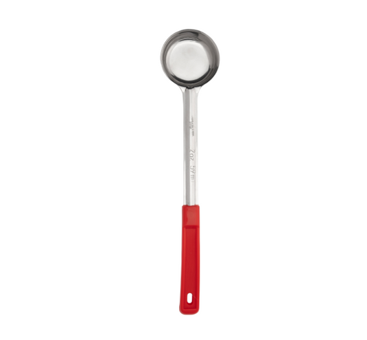 Browne Red Food Portioner Solid Stainless Steel 2 oz. 5757420