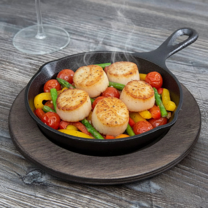 Lodge Round Walnut Wood Underliner 8" U3RP