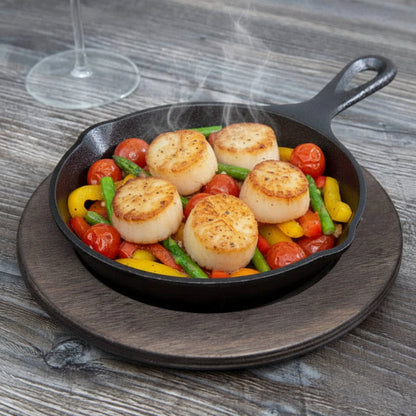 Lodge Round Walnut Wood Underliner 8" U3RP