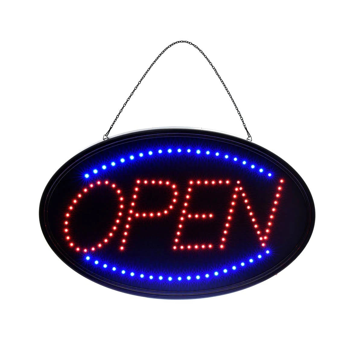 Alpine Industries LED Open Sign Oval 26"W x 14"H - 736916