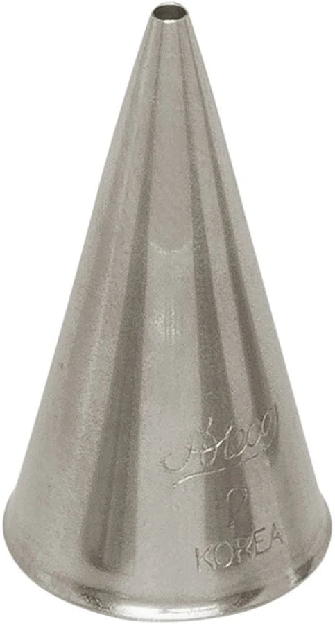 Ateco Stainless Steel Piping Tip Plain #2