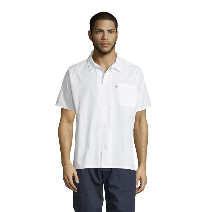 Uncommon Threads Mesh Utility Shirt XS White Unisex 65/35 Poly/Cotton Poplin