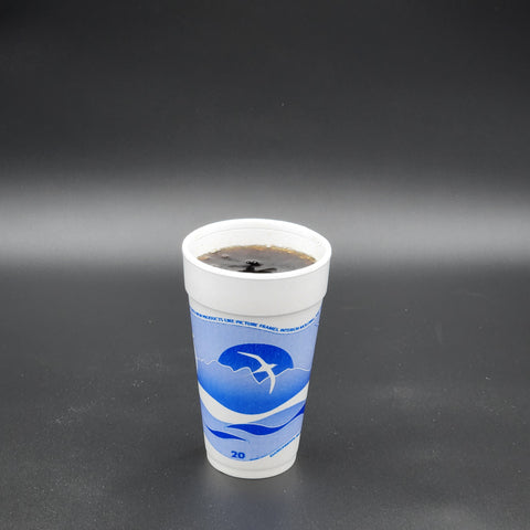 Dart Mfg. Foam Cup Horizon Print 20 oz. 20J16H - 500/Case