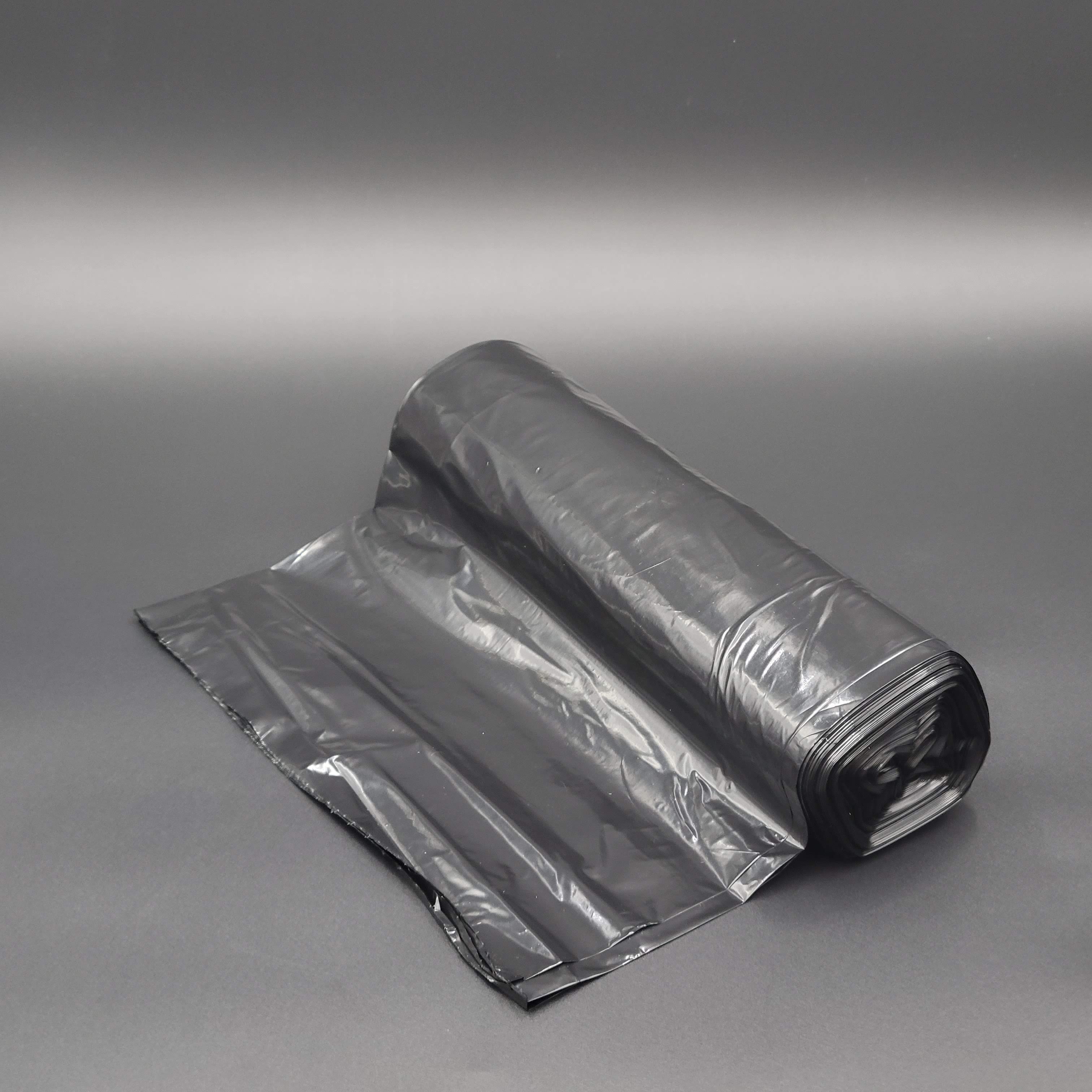 Black Heavy Weight Trash Bags 55 Gallon 38" x 58" - 100/Case