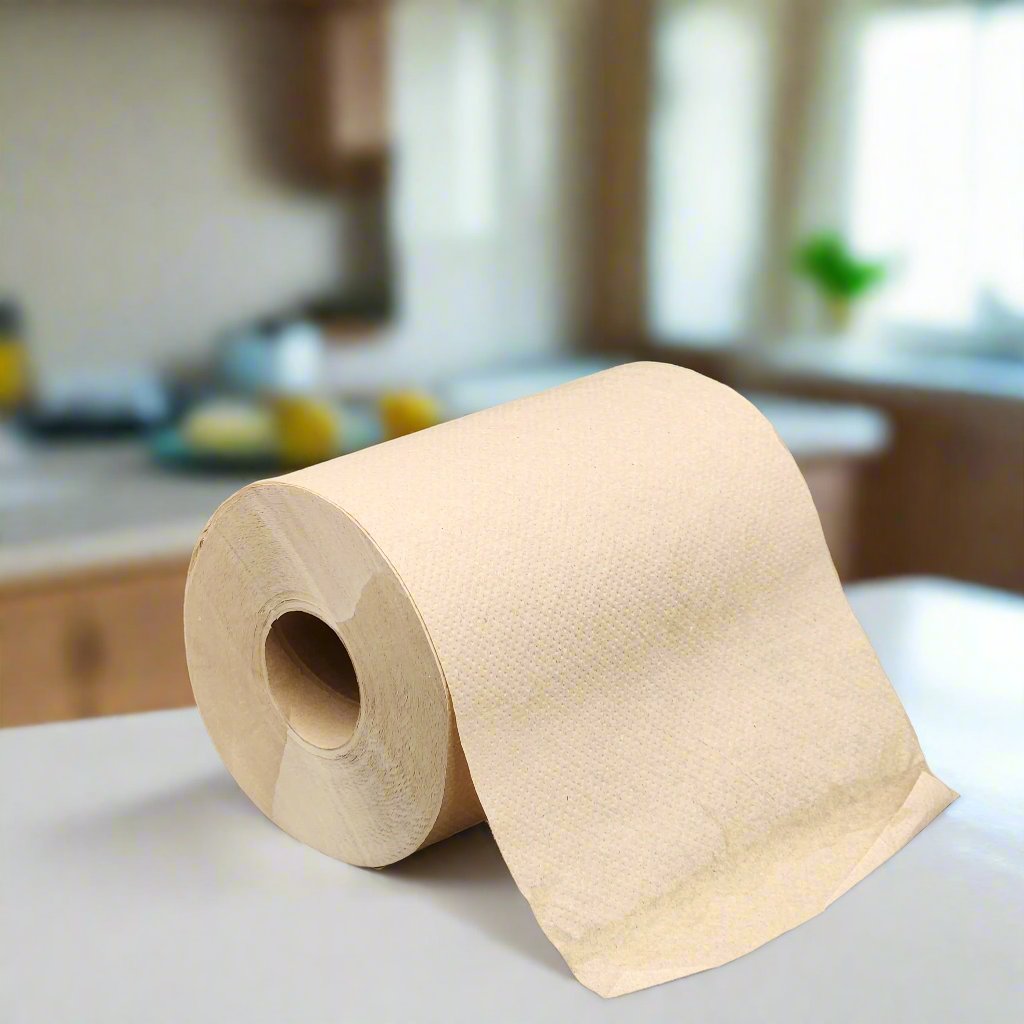 Hardwound Paper Towel Roll Natural 8" x 350' - 12/Case