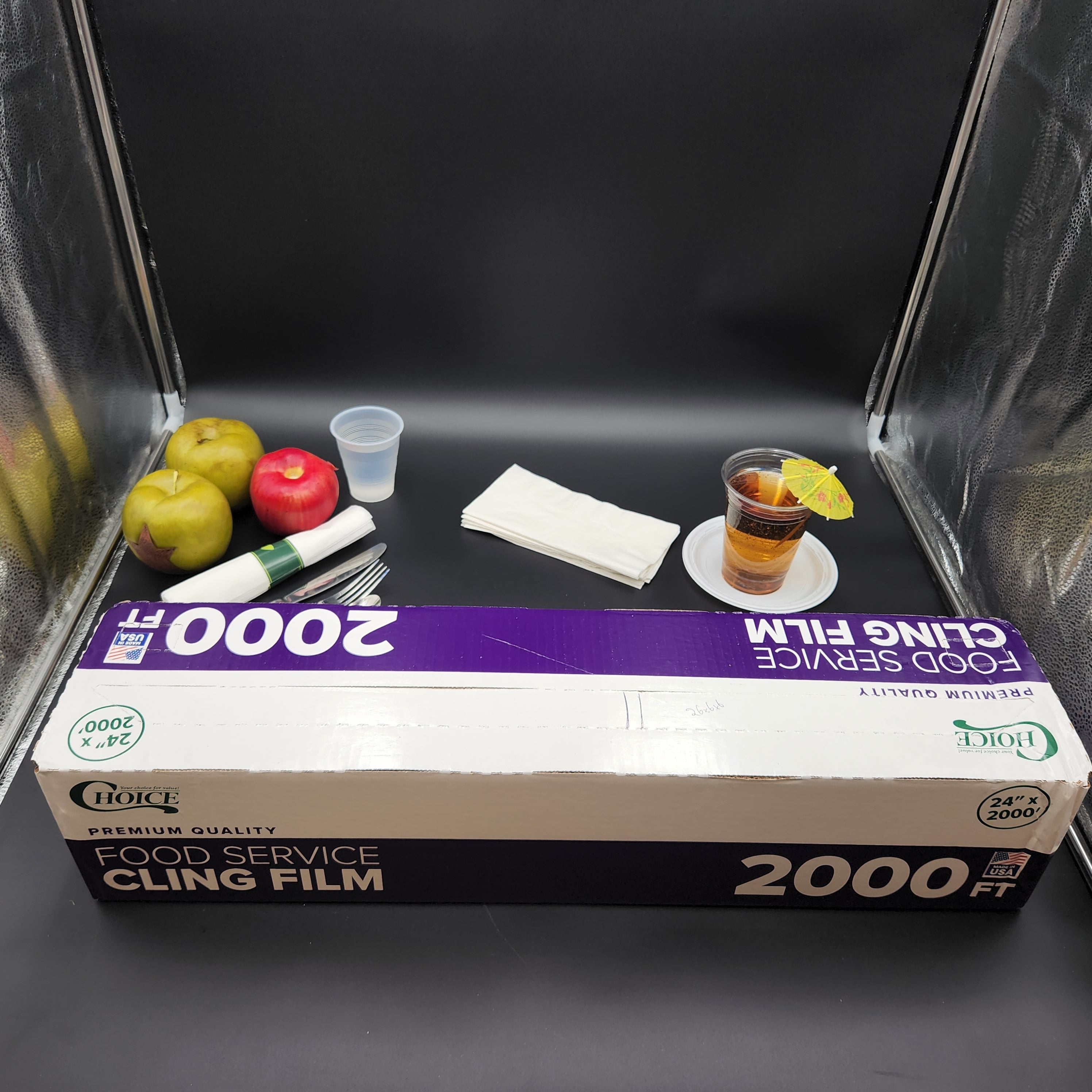 PVC Cutter Box Standard Film Roll 24" X 2000' - 1 Roll