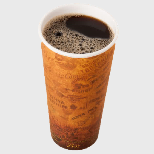 Dart Mfg. Foam Coffee Cup "Escape" Print 24 oz. 24U16ESC - 500/Case