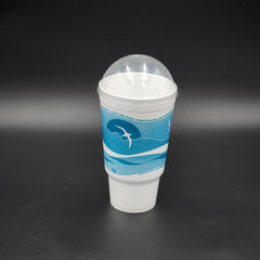 Dart Mfg. Plastic Clear Cup Dome Lid For 32 oz. Cup DL639 - 500/Case