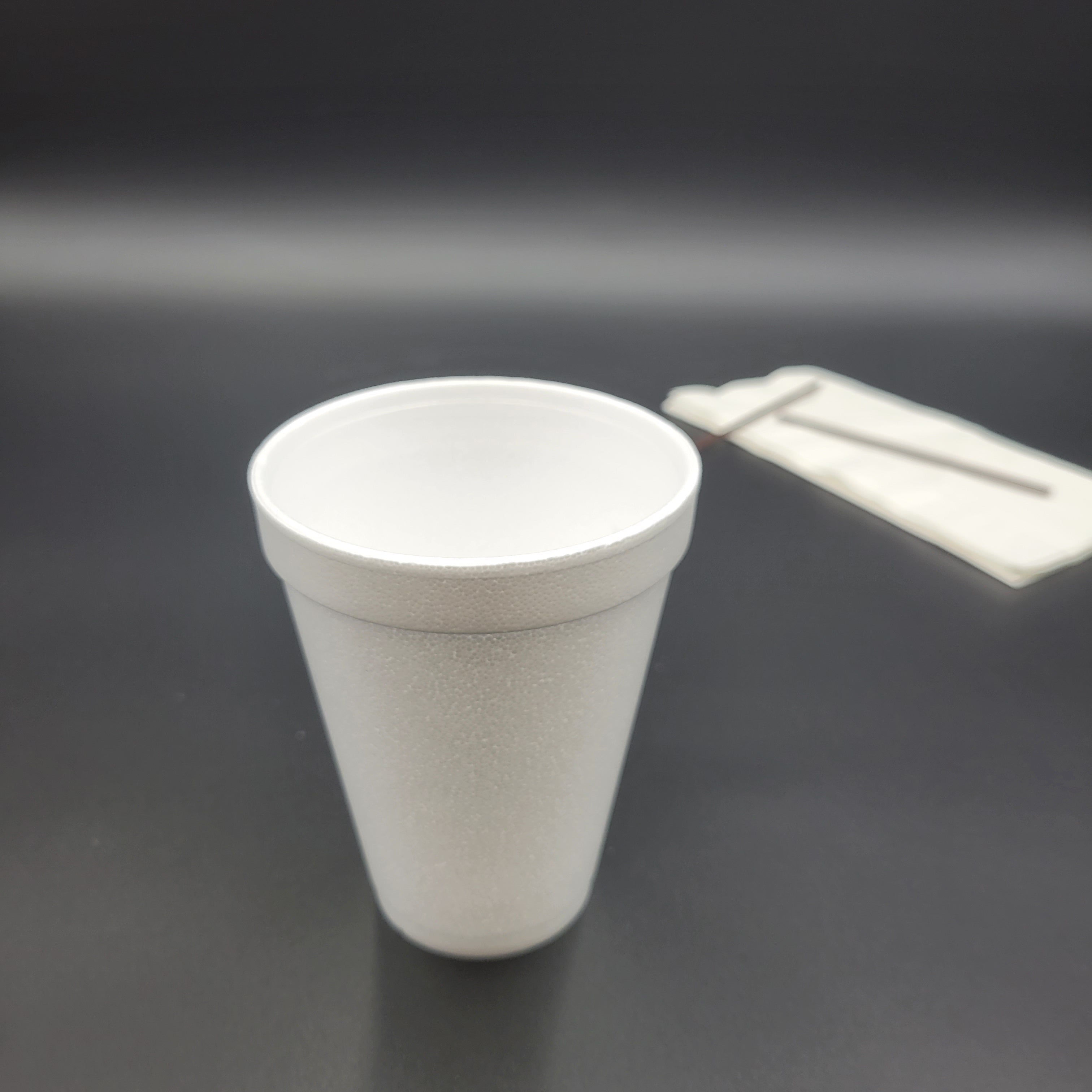 Dart Mfg. White Foam Cup 12 oz. 12J12 - 1000/Case