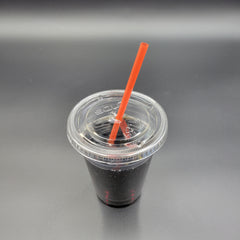 Solo Clear Flat Lid With Straw Slot For 16-24 oz. Cup 626TS - 1000/Case