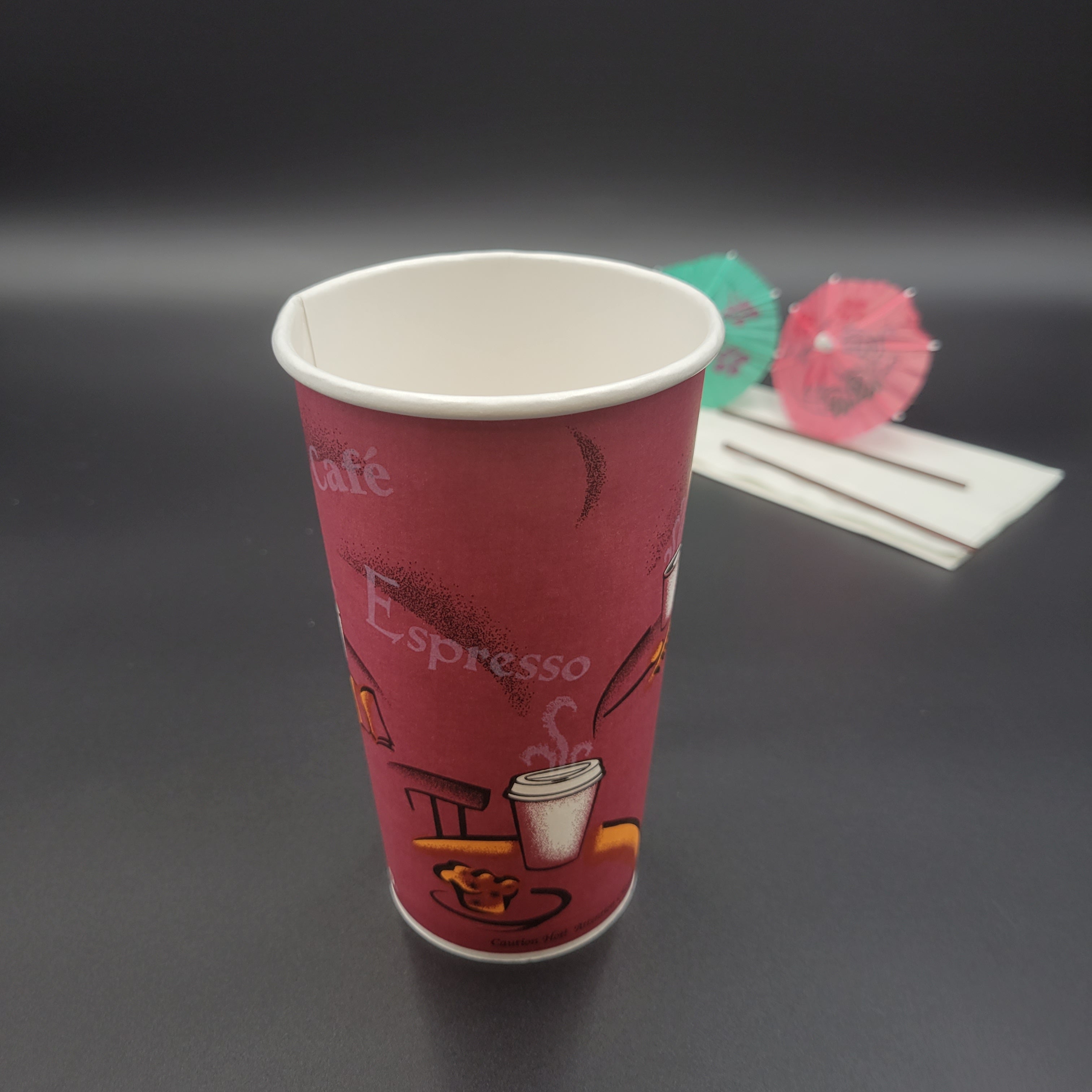 Solo Paper Hot Cup "Bistro" Print 20 oz. 420SI-0041 - 600/Case