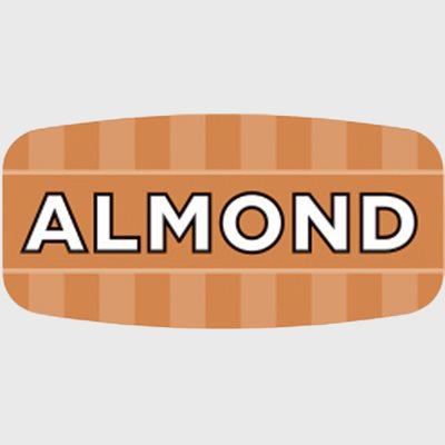 Mini Flavor Label Almond  - 1,000/Roll