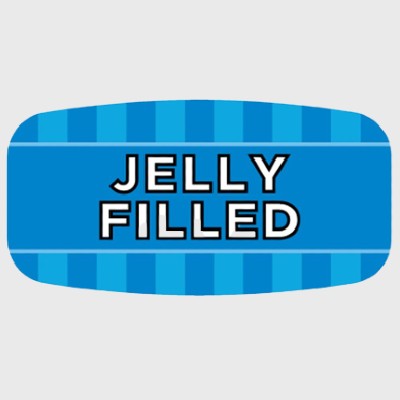 Mini Flavor Label Jelly Filled - 1,000/Roll