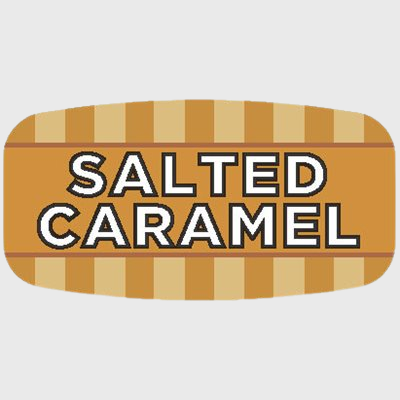 Mini Flavor Label Salted Caramel - 1,000/Roll