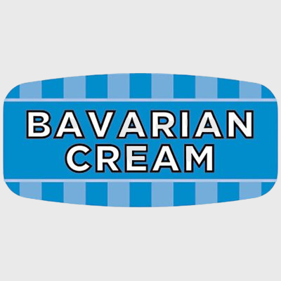 Mini Flavor Label Bavarian Cream - 1,000/Roll