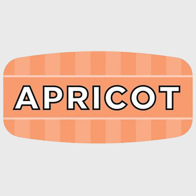 Mini Flavor Label Apricot - 1,000/Roll