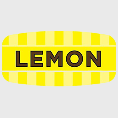 Mini Flavor Label Lemon - 1,000/Roll