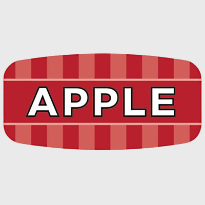 Mini Flavor Label Apple - 1,000/Roll