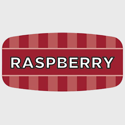 Mini Flavor Label Raspberry - 1,000/Roll