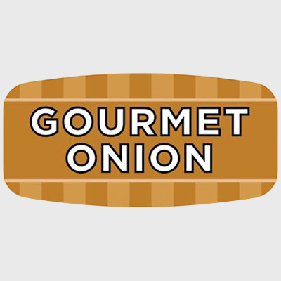 Mini Flavor Label Gourmet Onion - 1,000/Roll