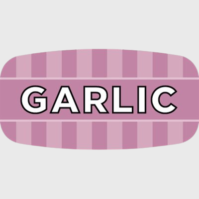 Mini Flavor Label Garlic - 1,000/Roll