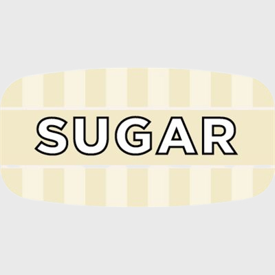 Mini Flavor Label Sugar - 1,000/Roll