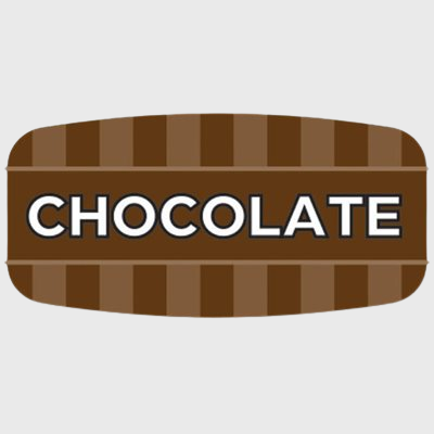 Mini Flavor Label Chocolate - 1,000/Roll – Superior Equipment & Supply